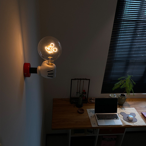 Cartoon handheld wall sconce for bedroom