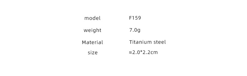 Novelty U Shape Titanium Steel Earrings Plating Stainless Steel Earrings