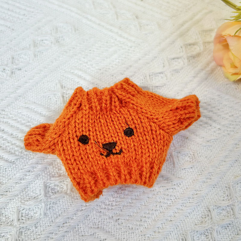 15cm ciego caja pull paño suéter pantalones macaron labubu colgante muñeca suéter Año Nuevo suéter lindo