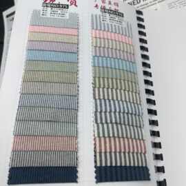 春夏色织新品韩风肌理格子条纹男女童装衬衫连衣裙吊带鞋材裤料