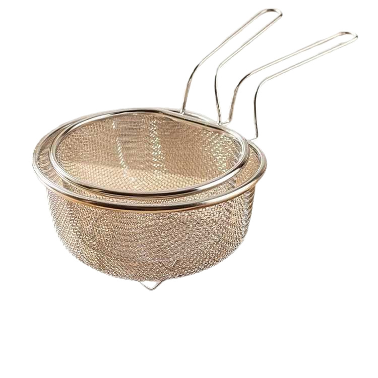 Colador de Malla de Acero Inoxidable 304 Escurridor para Cocina
