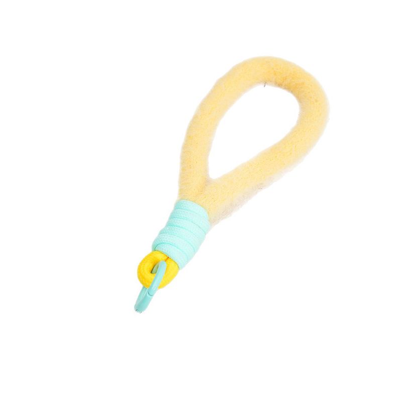 シンプルなぬいぐるみ文房具ストラップ短い手首ロープシンプルなファッション女性バッグアクセサリーぬいぐるみキーホルダー|undefined
