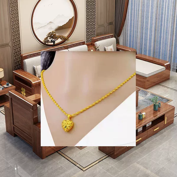 Love necklace + water wave chain [counter packaging]-5.5g