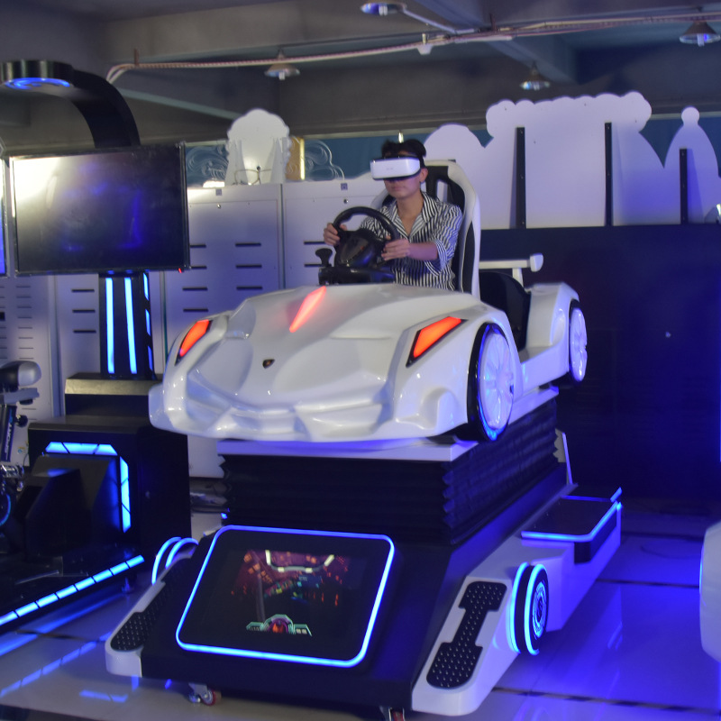 Simulación comercial a gran escala de conducción de carreras de vr VR Lamborghini seguridad vial equipo científico experiencia inmersiva
