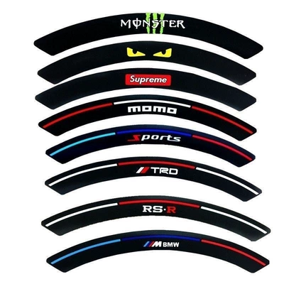 Wheel eyebrow Strips Personalized Modified Carbon Fiber Front
