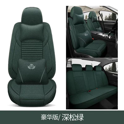car seat cover, Four Seasons Pad - crimson-green-deluxe-edition-3