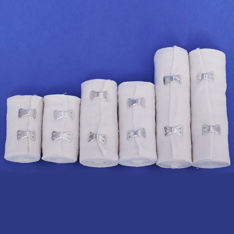 Полуфабрикат эластичной повязки из чистого хлопка, простой и экономичный, готовый к использованию для фиксации и обмотки на открытом воздухе, от производителя.