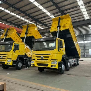 Howo 8X4 Euro 2 özüboşaldan yük maşını, zavod birbaşa təchizatı, təmirli