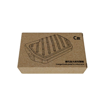 Suitable for Indian Territory Dark Horse Springfield Dark Horse Enlarged Brake Pedal and Widened Pedal (Other brake systems) - territory-dark-horse-springfield-dark-horse-rubber-non-slip-enlarged-brakes