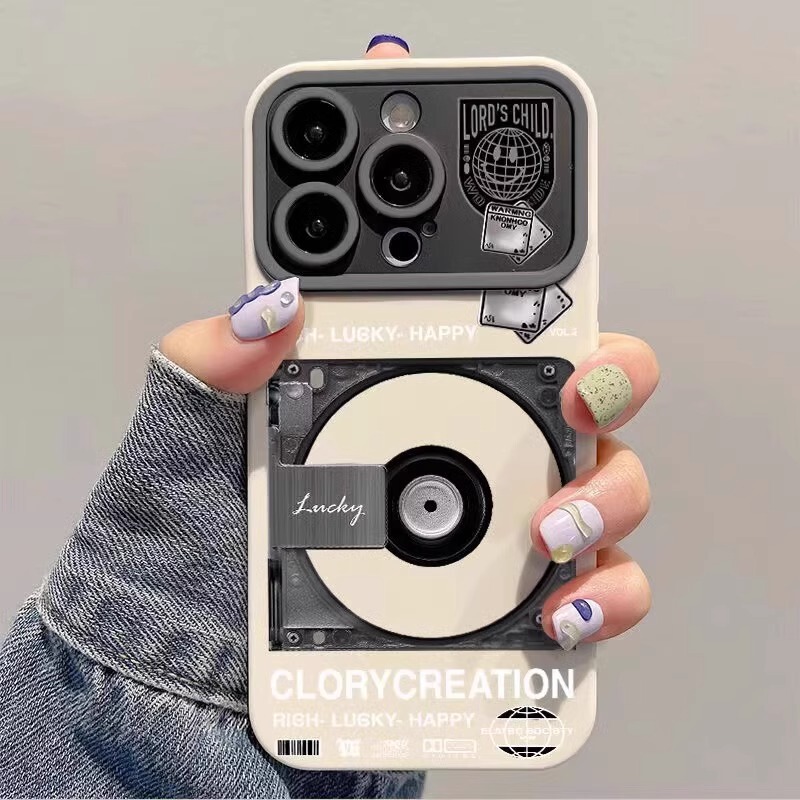 Cd Record Suitable for Xiaomi 15 Mobile Phone Case Civi Window Turbo4 New Redmi Note9 Simple Retro K80