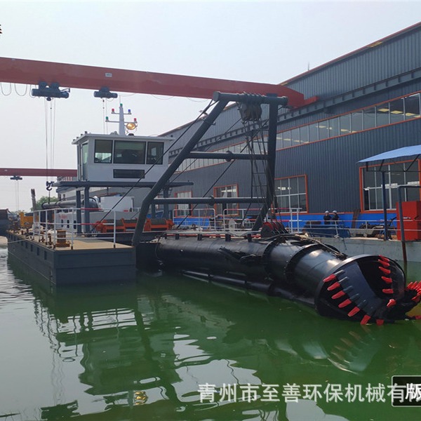 内河绞吸式清淤船 12寸液压河道水库挖泥船 水上清淤挖泥船挖泥船