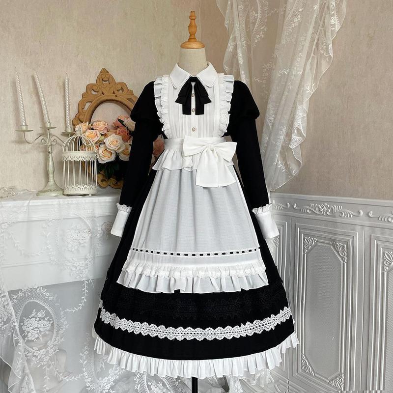 オリジナルリトルメイド半袖ロリータワンピース可爱いLolita甘いドレス6356|undefined