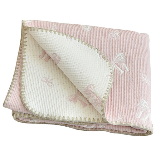 Infant and toddler pure cotton ins cover blanket newborn baby quilt children's spring and summer nap blanket four-season universal small blanket
