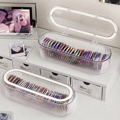 透明蓋付き大容量バー収納ケースデスクトップ防塵アクリルアニメ周辺谷子展示ケース