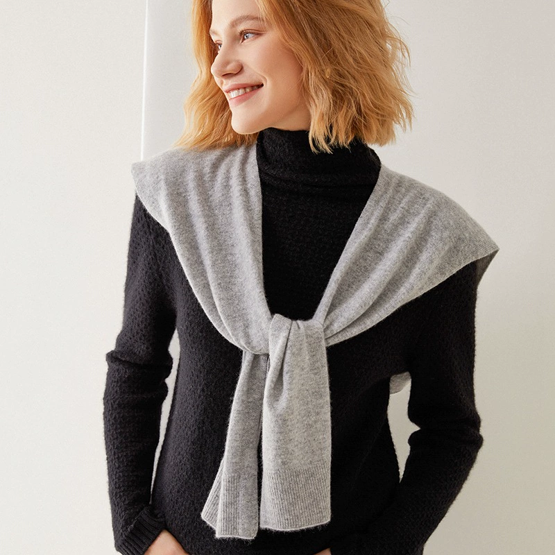 100% чистый кашемировый вязаный маленький шаль