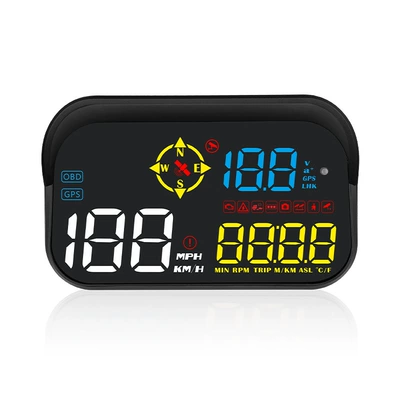 Vehicle HUD – speedometer non-destructive modification smart