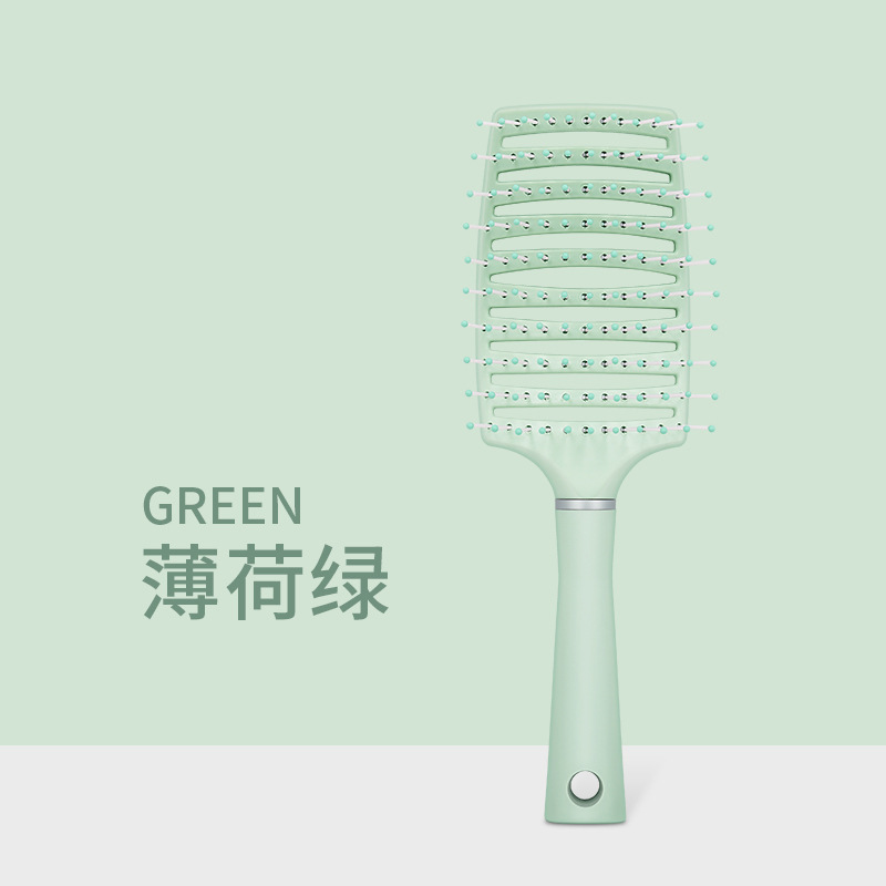 气垫梳气囊梳卷发梳女士用长发梳子女便携家用按摩梳排骨梳滚梳|undefined