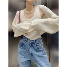 纯色高领毛衣女修宽松秋冬季打底羊女士针织衫 控