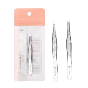 Sichuan Qier stainless steel eyebrow clip beauty makeup eyebrow trim tool eyebrow clip oblique hair plucking clip wholesale