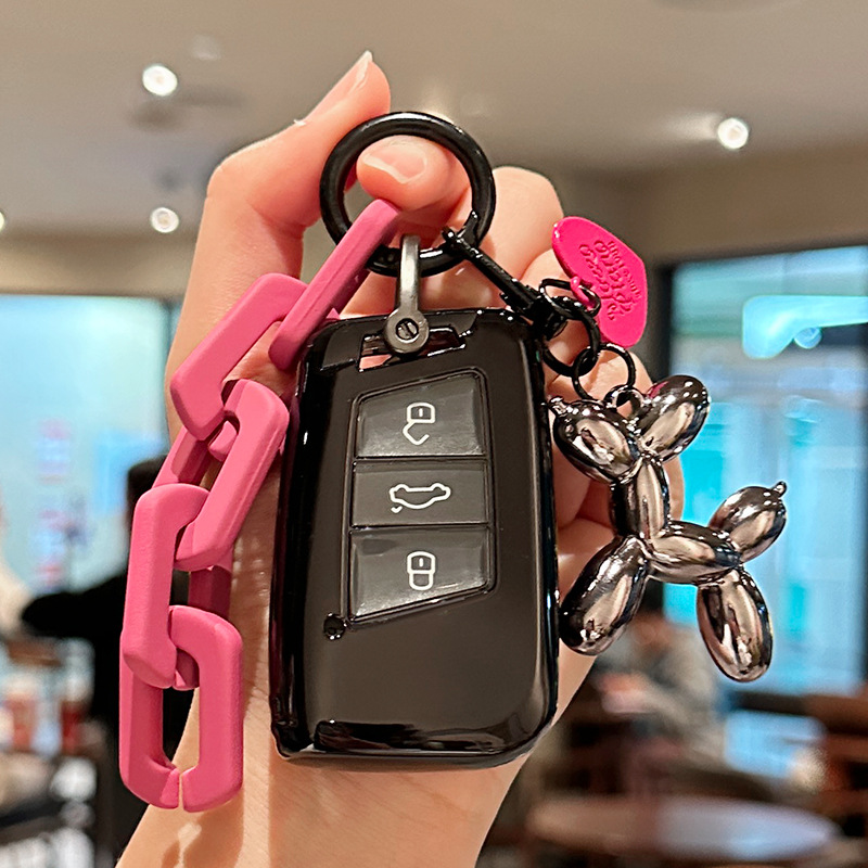 폴크스바겐 D [투명 블랙] 풍선 개 팔찌