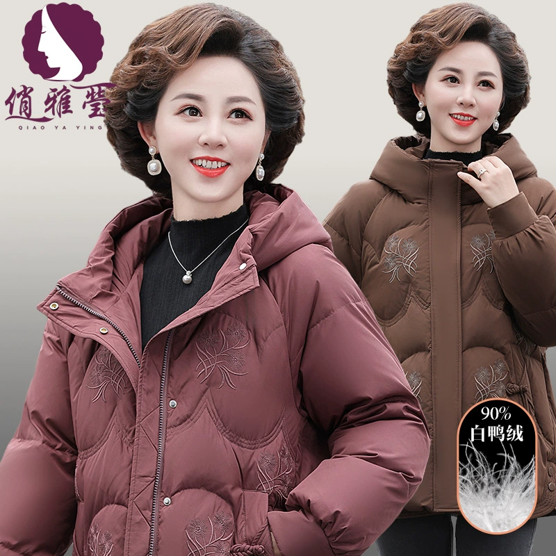 Qiao Yaying мама с капюшоном теплая хлебная одежда