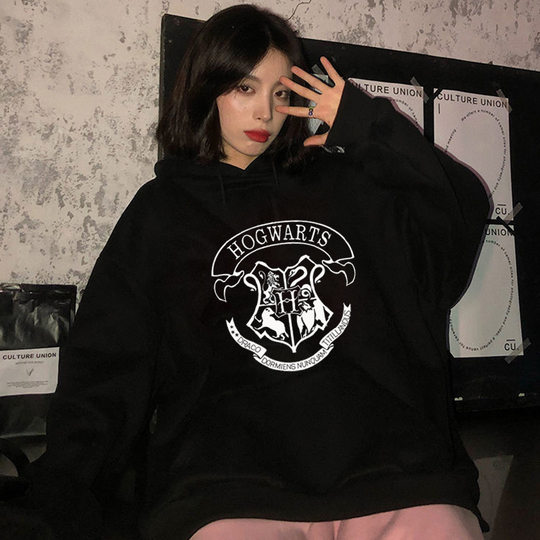 Spring and Winter New Velvet Thickened Hooded Movie Fan Women's Sweater 3D Galaxy Hoodie Top Jacket
