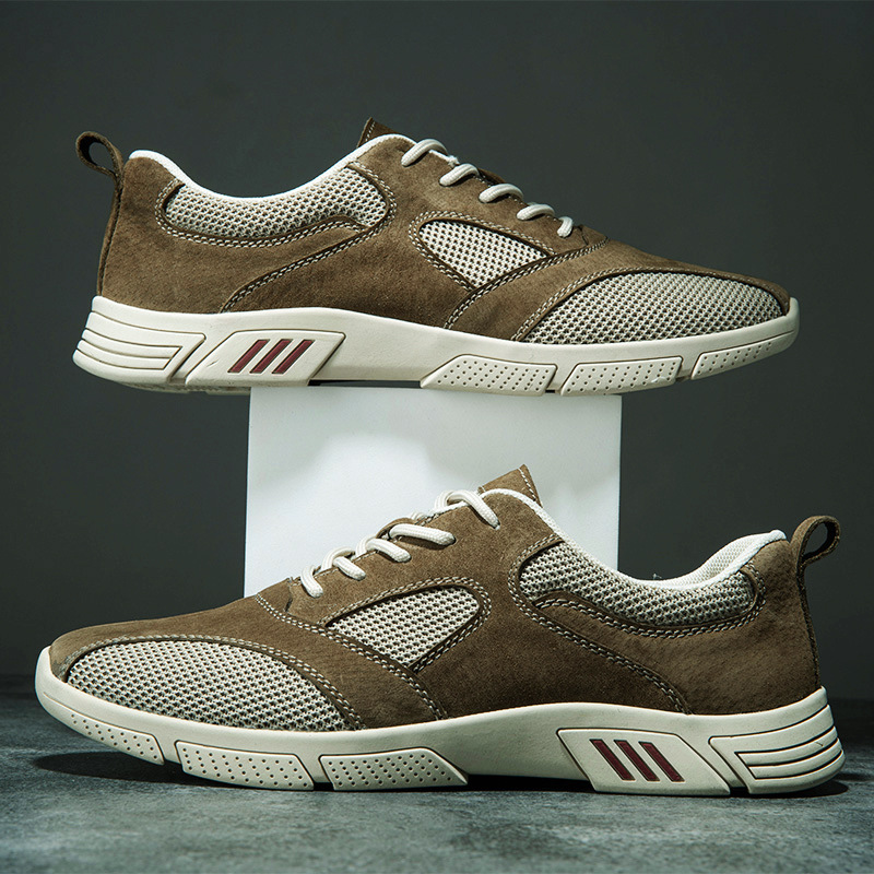 0786 Men's motion Casual shoes Spring Low Frenum Mesh cloth ventilation comfortable fashion light skate shoes leisure time