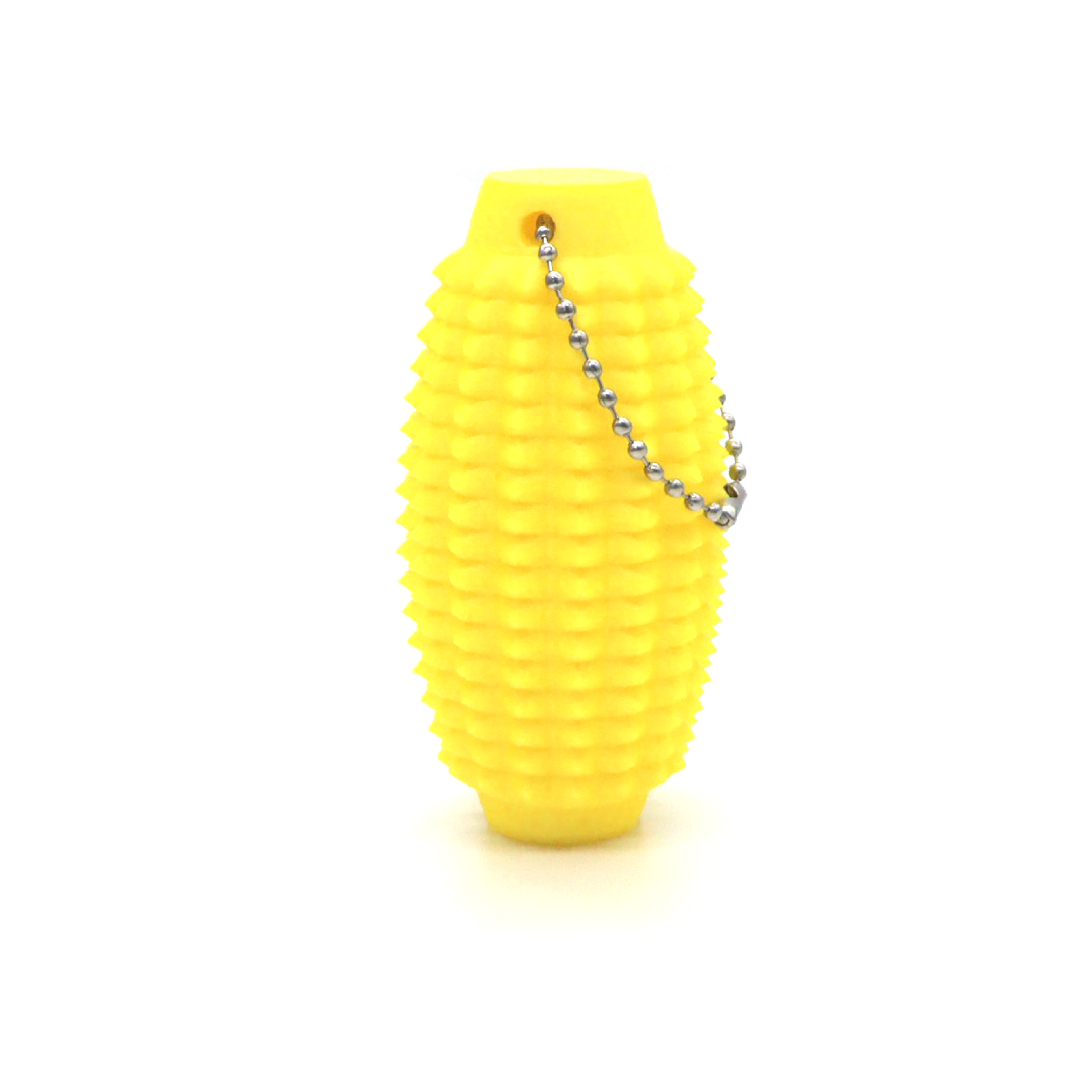 뚱뚱한 손 감압 마사지기 - 열쇠고리/노란색 포함