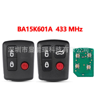 Applicable to Ford's new Mustang Motor Remote control key 2+1 key/3+1 key 433 frequency BA15K601A