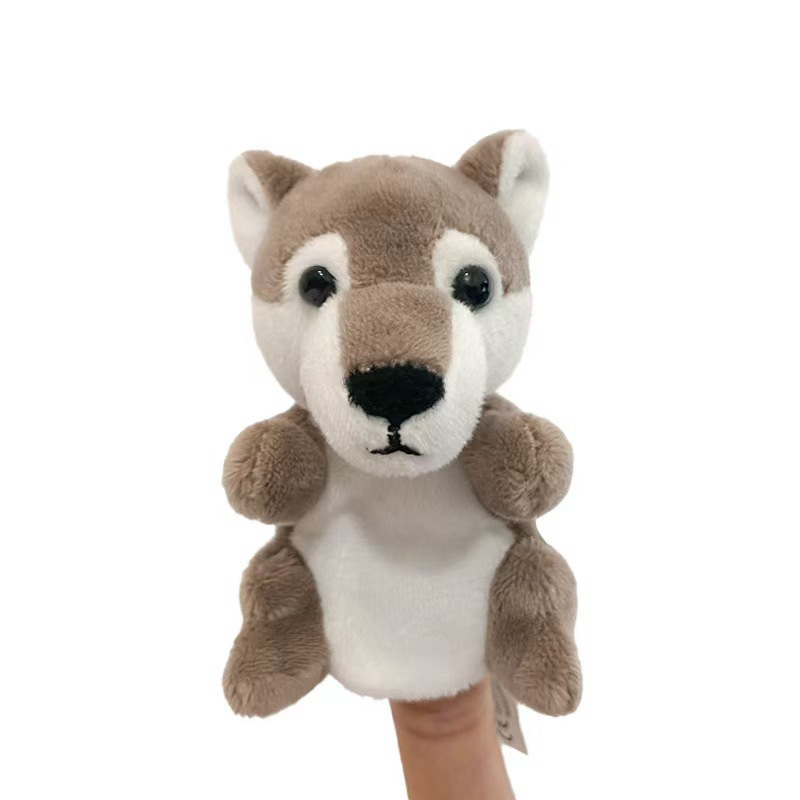 Nuevos productos transfronterizos muñecas de dedos para bebés tranquilizadores muñecas de dedos para niños cuentos de infantes Educación temprana