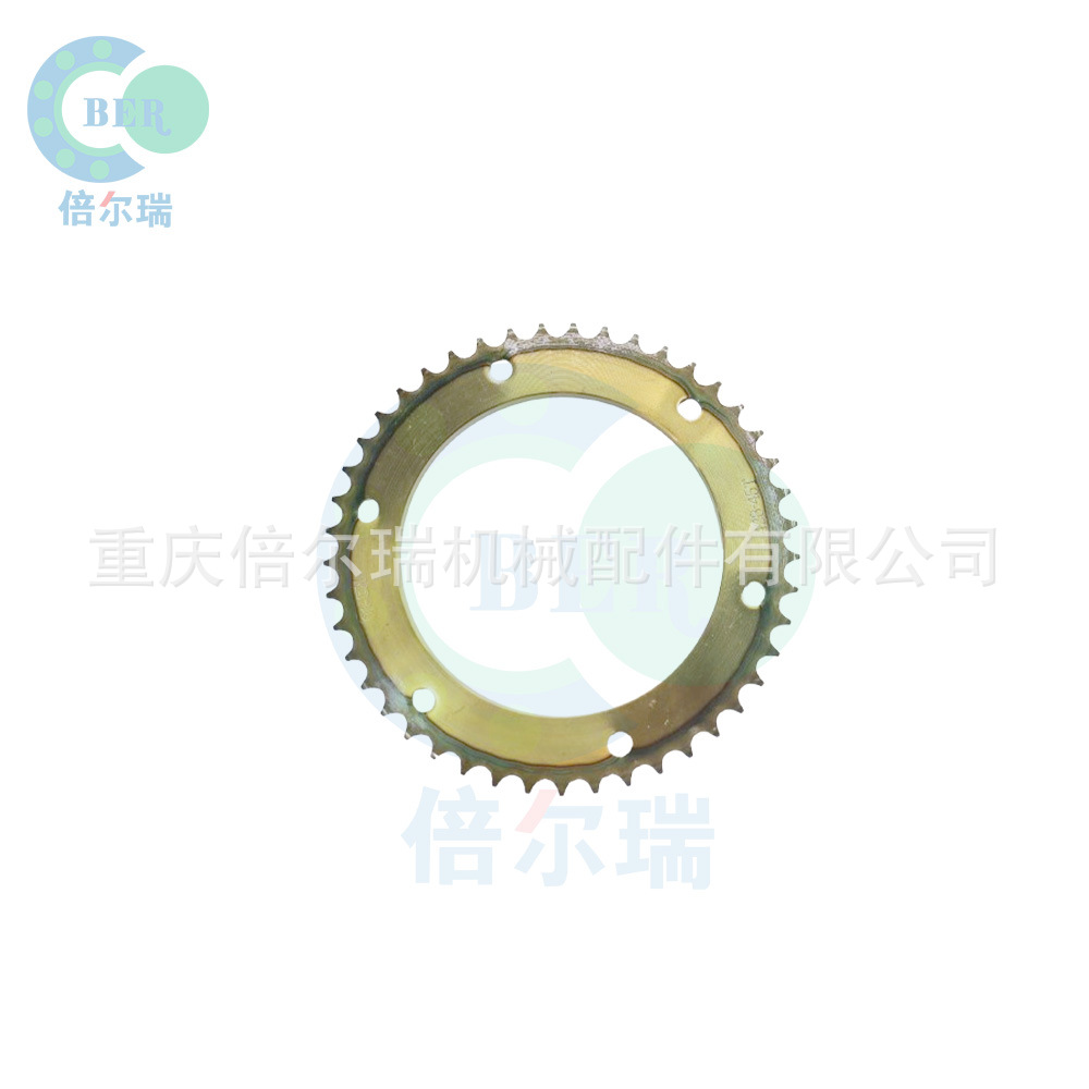 Cadena de accesorios de motocicleta de alta calidad amarillo XR15-428-45T