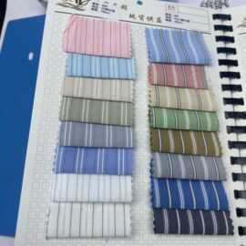 春夏色织新品韩风肌理高品质格子条纹男女童装衬衫连衣裙吊带鞋材