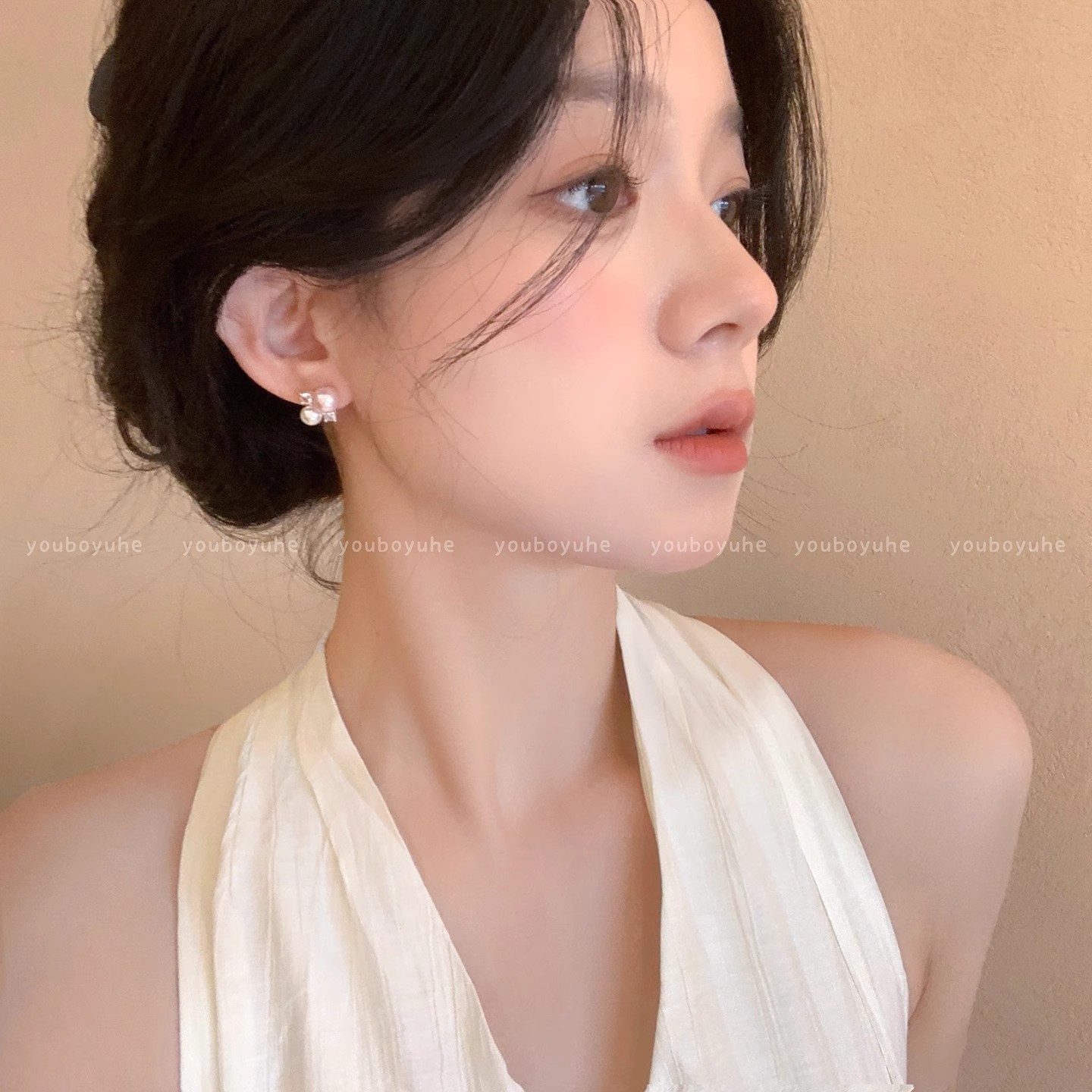 Cubic Zirconia And Pearl Stud Earrings, Delicate And Versatile For Work, Commute And Daily Wear. Hypoallergenic, Tarnish-resistant And Durable For Lon_voghion.com