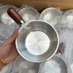 批发不锈钢泡面碗一人食锅小奶锅沙拉碗料理碗锅多功能迷你手柄锅