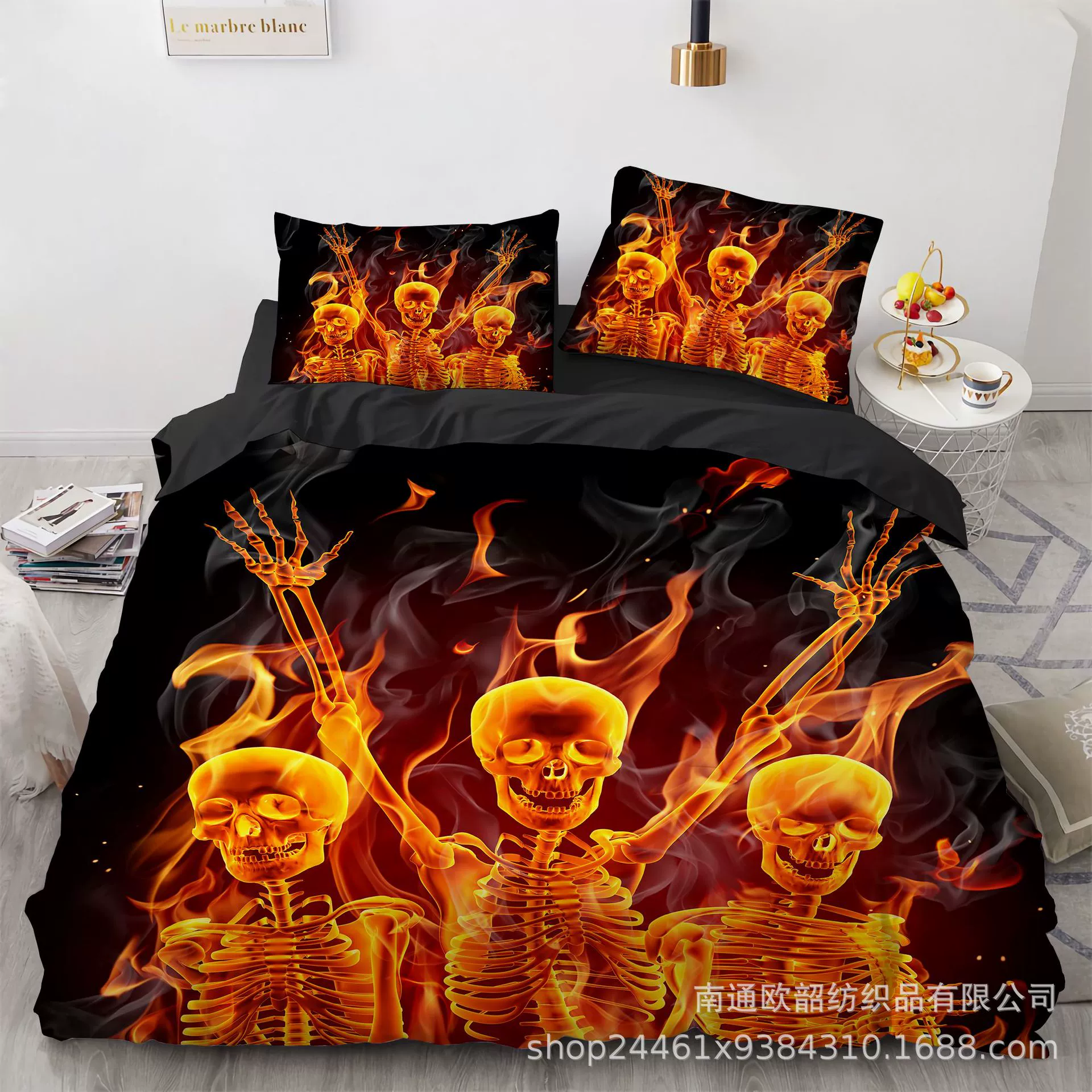 Set, bedspread, duvet cover, wish, Amazon, 3D, 3 piece set