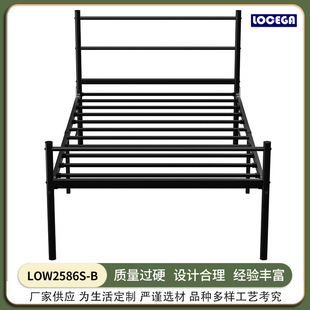 Hot-Selling B&B Hotel Wrought Iron Bed, Light Luxury Single Iron Frame Bed, Single Apartment, Simple Iron Bed