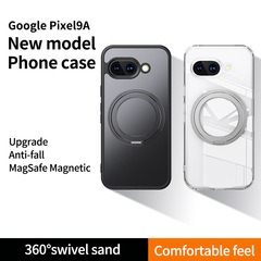 Google 9A 携帯電話ケース 360 回転スタンド magasfe ワイヤレス充電器 pixel10proXL 保護カバーに適しています。
