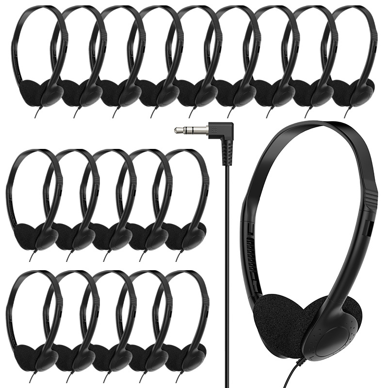 Cheap Aviation Headset Wireless Tour Guide Tour Guide Simultaneous Machine Headset Manufacturer Direct Sales Cross-Border