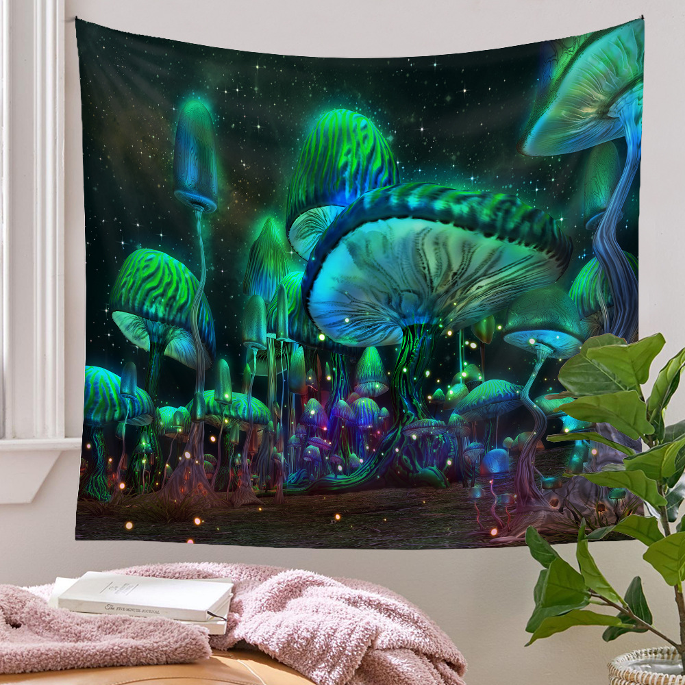 Bohemian Style Psychedelic Mushroom Pattern Tapestry Wholesale Nihaojewelry display picture 3