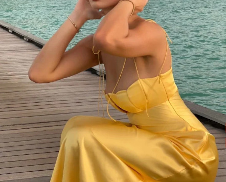 Sheath Dress Dresses Type Sleeveless Sleeve Type Polyester Fabric Type Wholesale Women's Elegant Backless Solid Color Cocktail Party Strap Sleeveless Sheath Dress