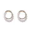 Tide, fashionable universal earrings from pearl, internet celebrity, city style