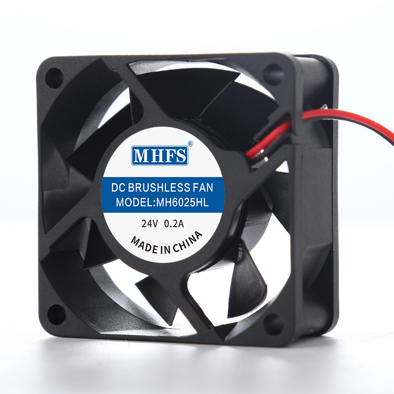 DC6025 cooling fan 60*60 high-speed DC fan 6cm silent fan heater radiator fan