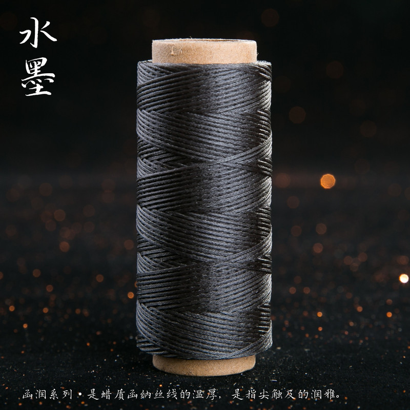 JR蜡线厂家直销幻彩0.5扁蜡线手缝皮具Macrame专用绳DIY手工编绳|undefined