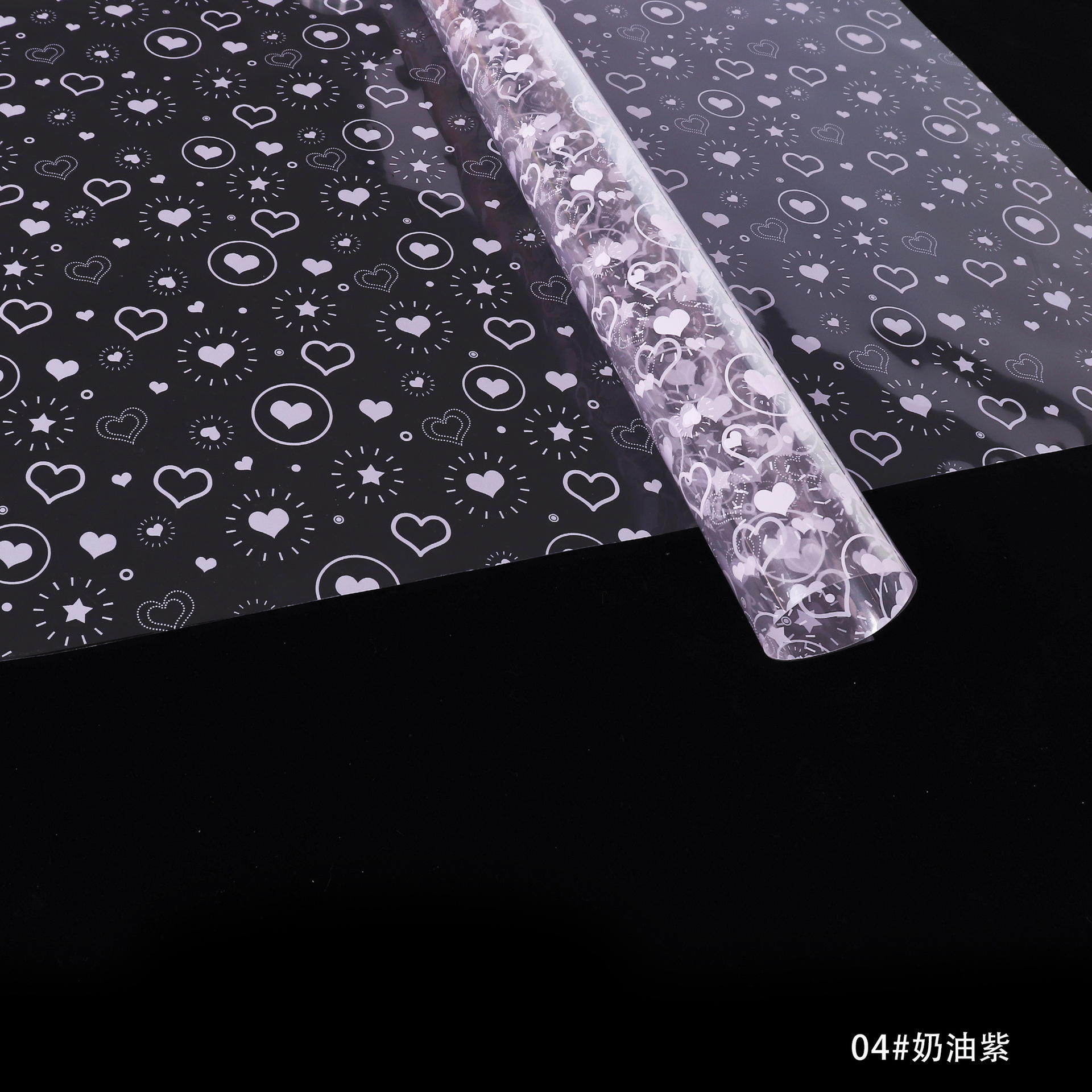 Fábrica de fiestas de flores al por mayor nuevo festival Qixi amor flor de papel de envoltura de flores transparente flores de papel de envoltura de flores regalos floristas