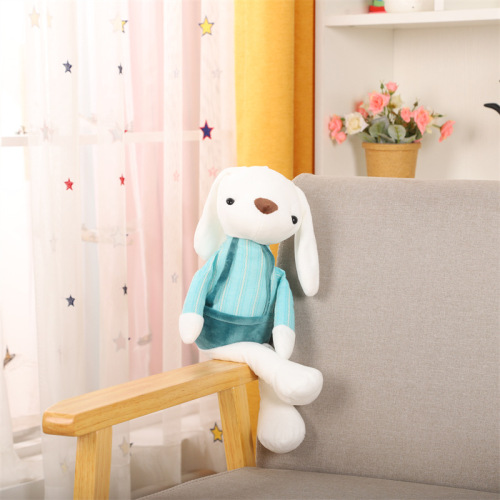 New Long-Legged Rabbit Plush Toy Cute Carrier Rabbit Figure Festival Gift Companionship for Girls Princess Rabbit Wholesale