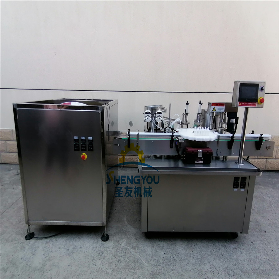 圣友漱口水灌装设备 滴眼液灌装加塞机 微生物培养基灌装机厂家