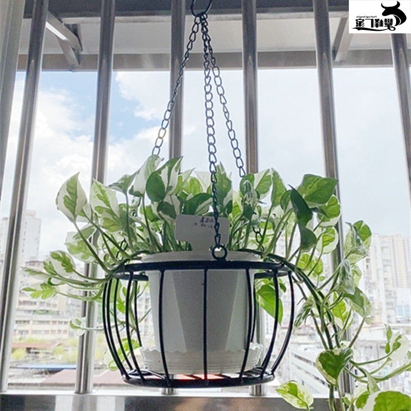 Iron Drapel Hanging basket hanging basket suspension pot hanging…