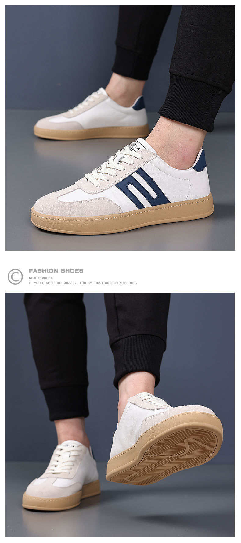 Men's Casual Board Shoes Comfortable Breathable Fashion Trainers_voghion.com