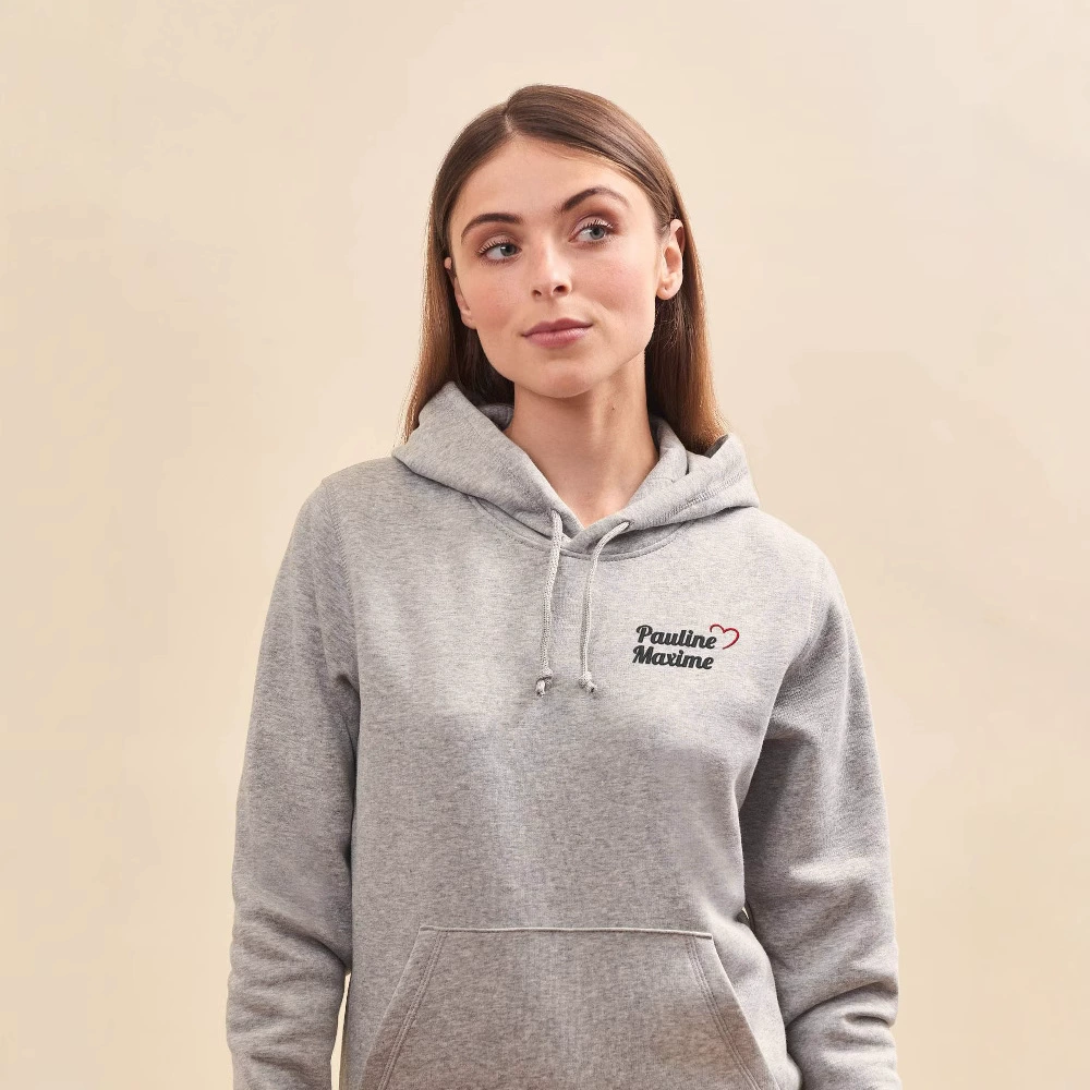 Европейские и американские трансграничные популярные толстовки с капюшоном и вышивкой букв, толстовки для пар, спортивные повседневные топы с рисунком