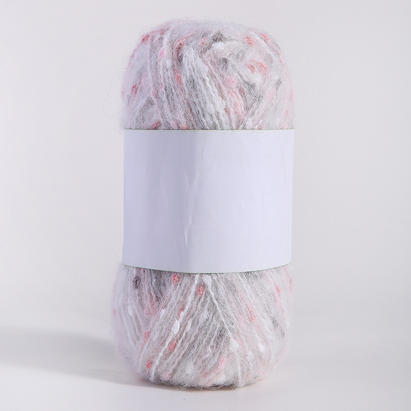 Doudou hilo hilo de bufanda hilo de lana punto de color mohael hilo tejido a mano diy arco iris tenis de mesa hilo mixto hilo de punto de pareja